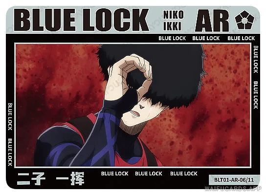 AR-06 BL-T4W1 — Niko Ikki (Блю Лок: Синяя Тюрьма)