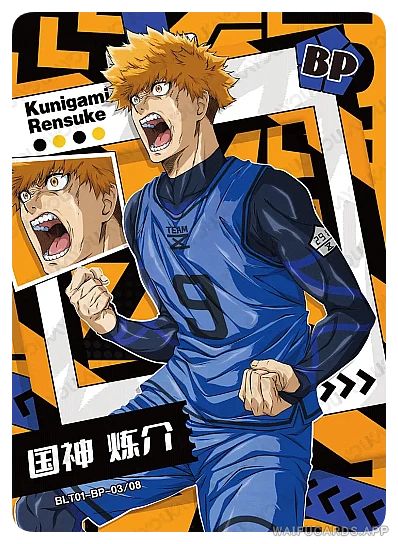 BP-03 BL-T4W1 — Kunigami Rensuke (Блю Лок: Синяя Тюрьма)