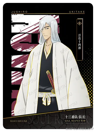 Jushiro Ukitake — SSR #017, BLEACH-T4W1