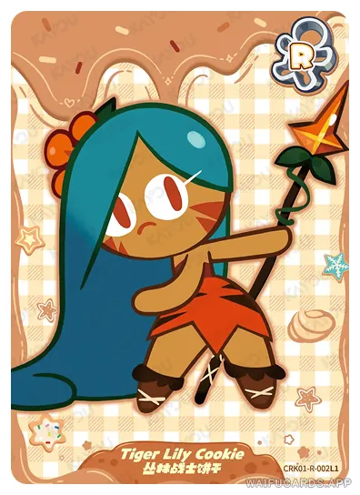 Tiger Lily Cookie — R #002, CRK-T4W1