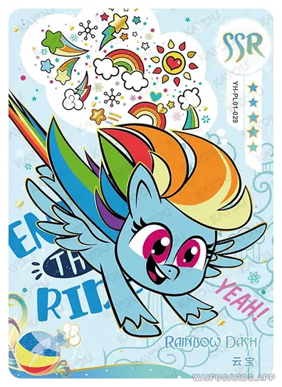 Радуга Дэш — SSR #029, MLP-PL1