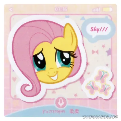 Флаттершай — ST□ #019, MLP-ST02