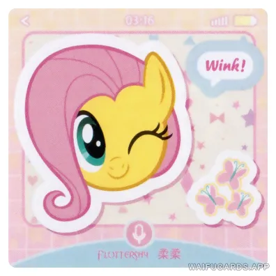 Флаттершай — ST□ #020, MLP-ST02