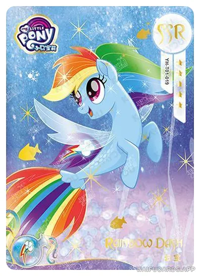 Радуга Дэш — SSR #019, MLP-T4W1