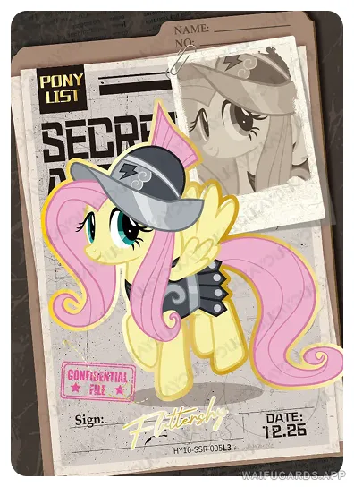 Флаттершай — SSR #005, MLP-T4W10