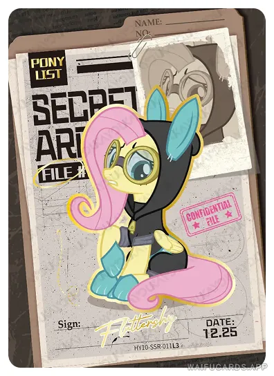 Флаттершай — SSR #011, MLP-T4W10