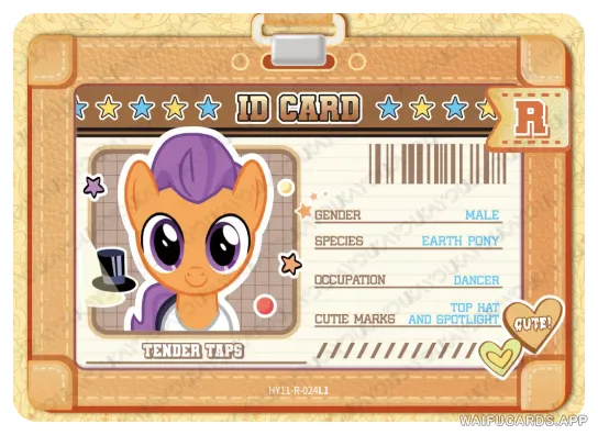 Tender Tars — R #024, MLP-T4W11