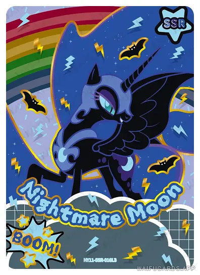 Nightmare Moon — SSR #016, MLP-T4W11