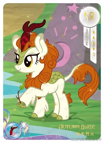 Autumn Blaze — SR #019, MLP-T4W6