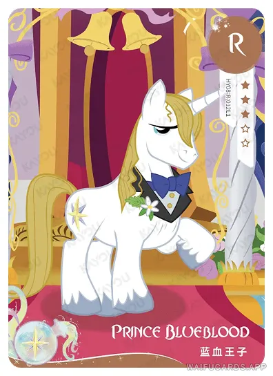 Prince Blueblood — R #012, MLP-T4W8