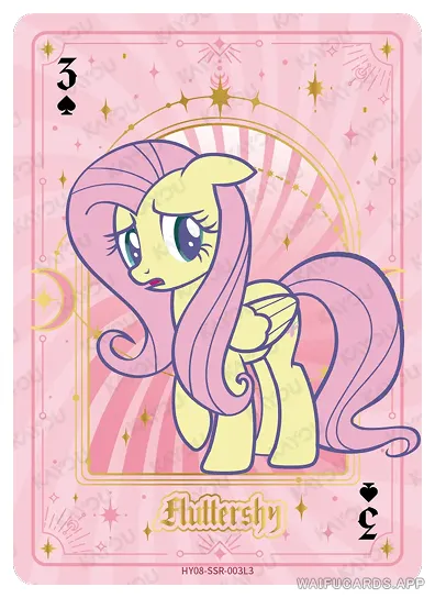 Флаттершай — SSR #003, MLP-T4W8