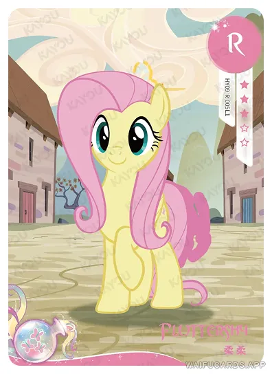Флаттершай — R #005, MLP-T4W9