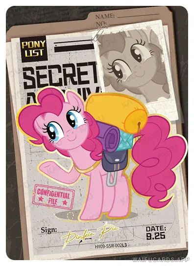 Pinkie Pie — SSR #002, MLP-T4W9