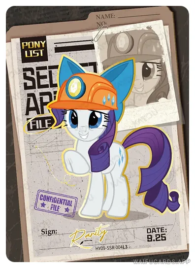 Rarity — SSR #004, MLP-T4W9