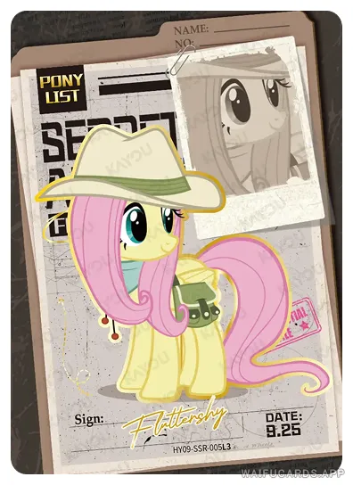 Флаттершай — SSR #005, MLP-T4W9