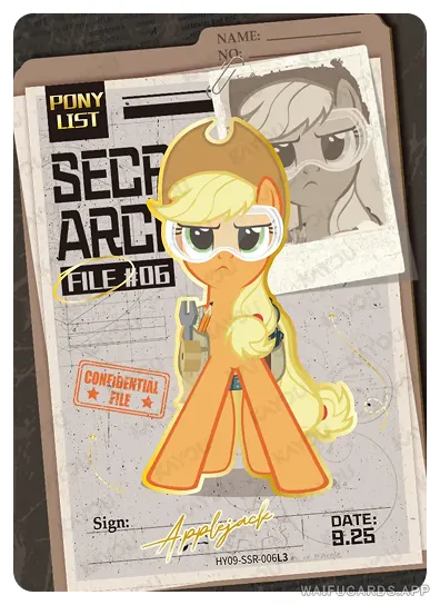 Apple Jack — SSR #006, MLP-T4W9