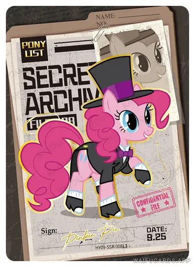 Pinkie Pie — SSR #008, MLP-T4W9