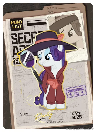 Rarity — SSR #010, MLP-T4W9