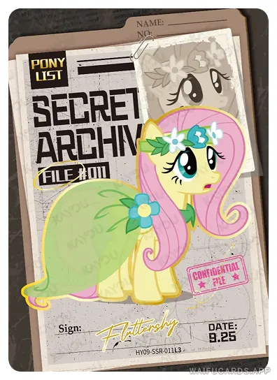 Флаттершай — SSR #011, MLP-T4W9