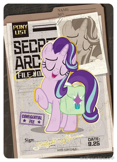 Starlight Glimmer — SSR #014, MLP-T4W9
