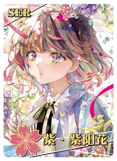 Purple Hydrangea — SER #006, NS-02-M11