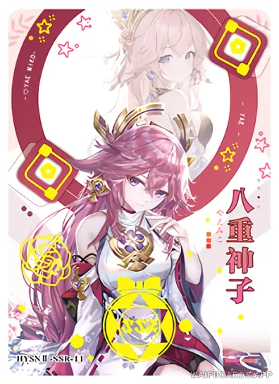Яэ Мико — SSR #011, flower-girl-02