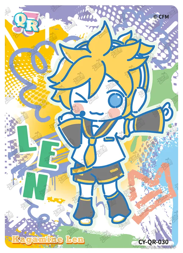 Kagamine Len — QR #030, vocaloid-T4W2