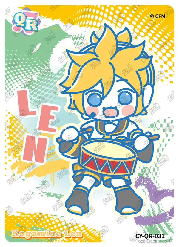 Kagamine Len — QR #031, vocaloid-T4W2