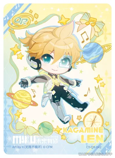 Kagamine Len — QR #042, vocaloid-T4W3