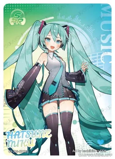 Hatsune Miku — SSR #003, vocaloid-T4W5